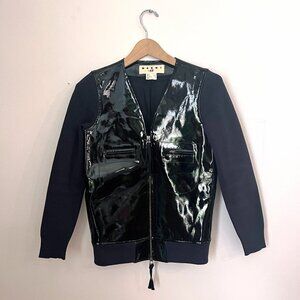 2012 Marni for H&M Patent Leather Jacket